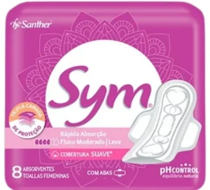 Absorvente Sym Suave 8 Und