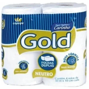 Papel Hig Carinho Gold 4×1 30m