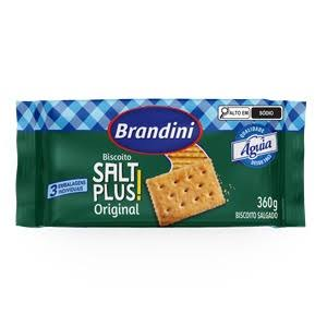 Bisc Brandini Salt Plus 360g