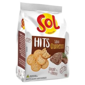 Bisc Hits Sol Churrasco 80g