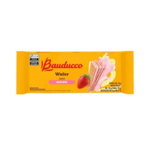 Bisc Wafer Bauducco Morango 70g
