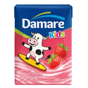 Bebida Lac Damare Kids Sab. Morango 200ml