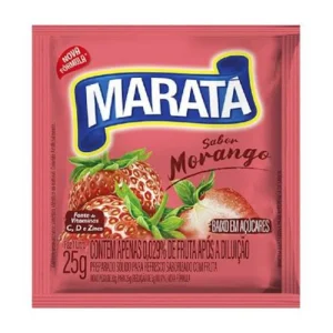 Refresco em Po Marata Morango 25g